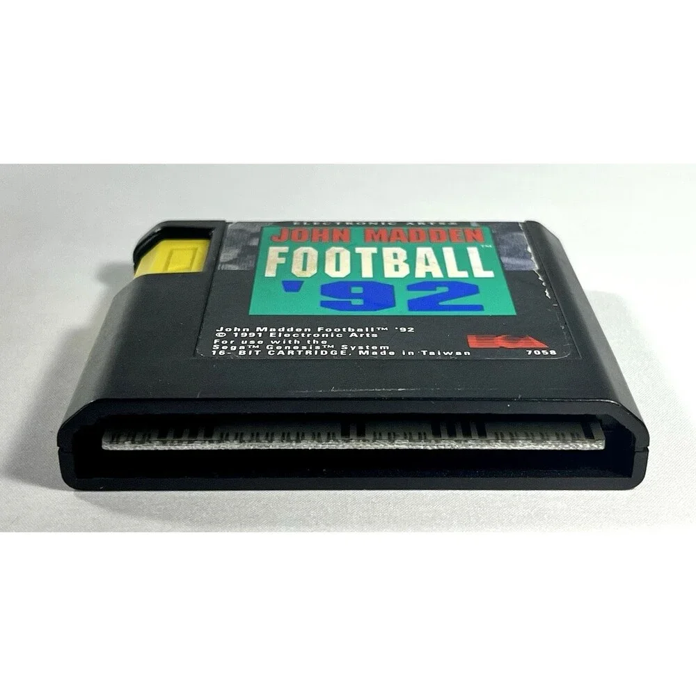 John Madden Football '92 Sega Genesis 1991 Electronic Arts Cartridge Only Tested